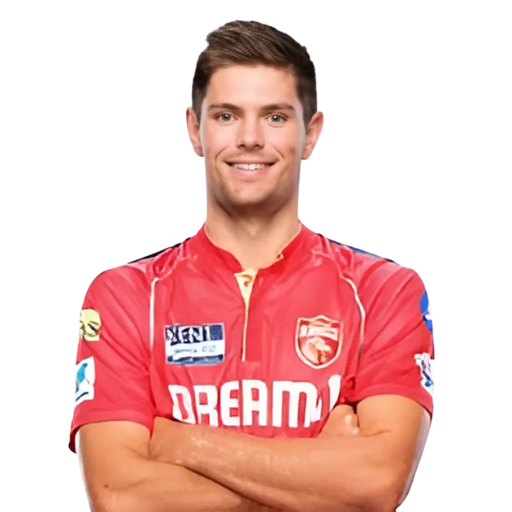 Aaron Hardie posing in punjab kings jersey 2025