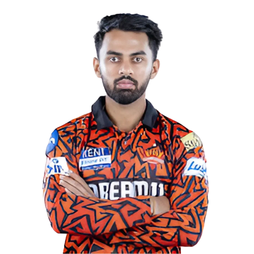 Atharva Taide posing in Sunrisers Hyderabad jersey 2025