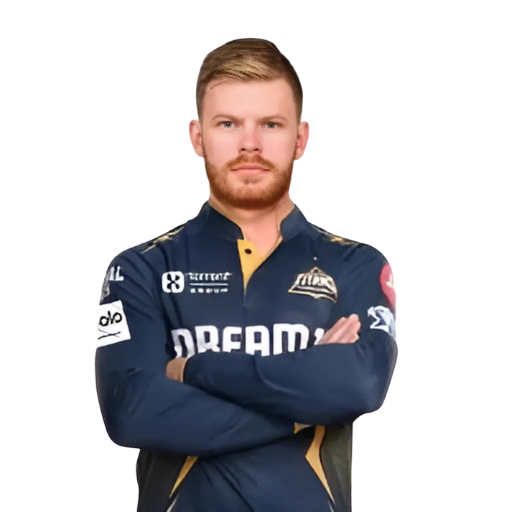 Glenn Phillips posing in gujarat titans jersey