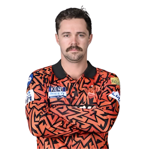 Travis Head posing in Sunrisers Hyderabad jersey 2025