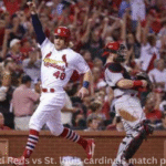 Cincinnati Reds vs St. louis cardinals match player stats