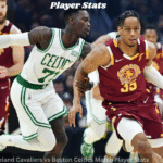 Cleveland Cavaliers vs Boston Celtics Match Player Stats