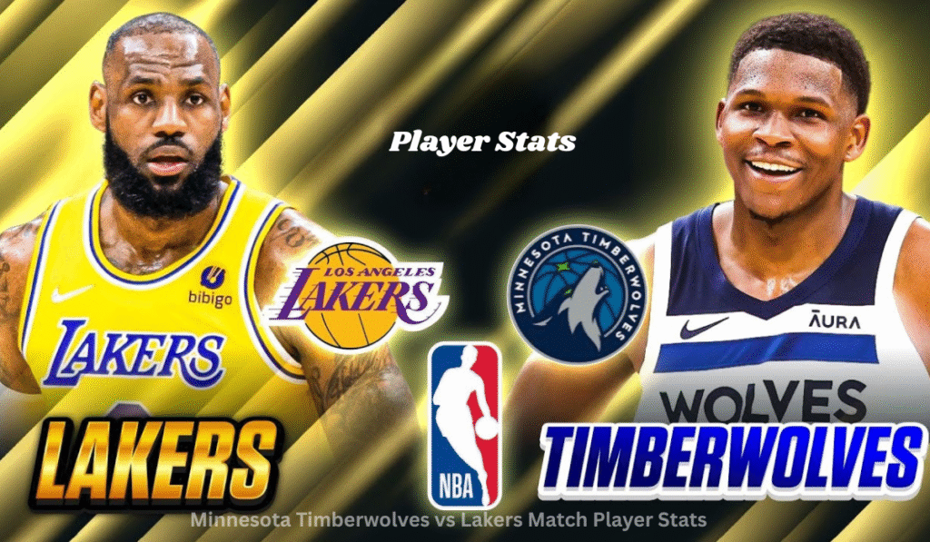 Minnesota Timberwolves vs Lakers Match Player Stats