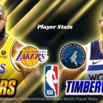 Minnesota Timberwolves vs Lakers Match Player Stats