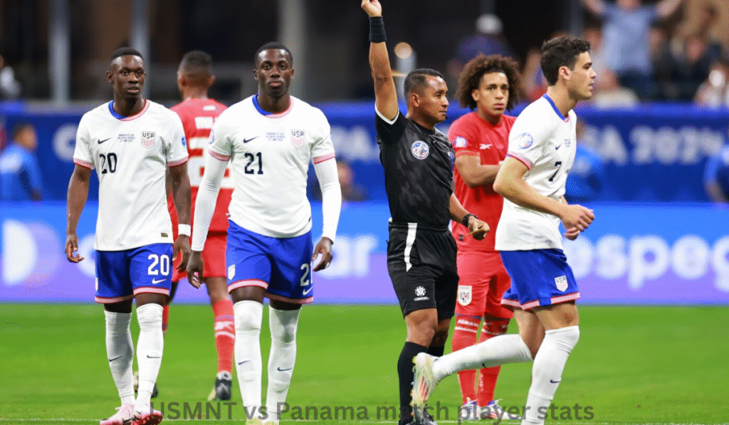 USMNT vs Panama match player stats