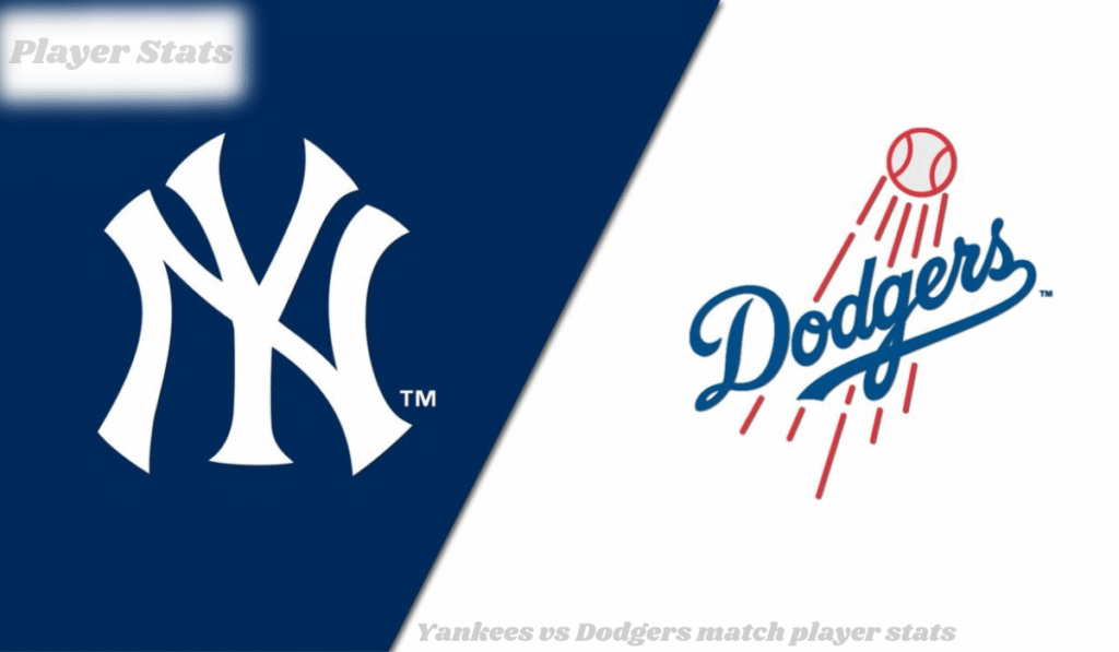 Yankees vs Dodgers match player stats