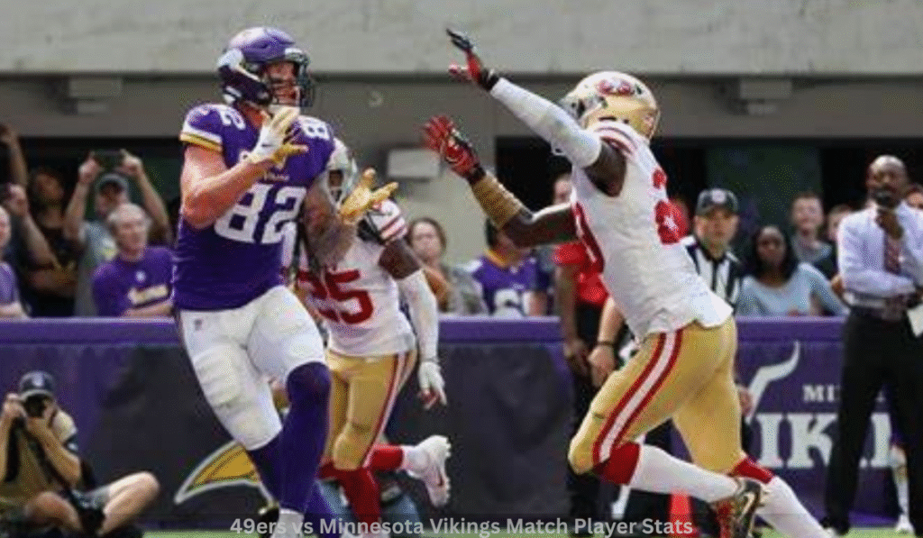 49ers vs Minnesota Vikings Match Player Stats