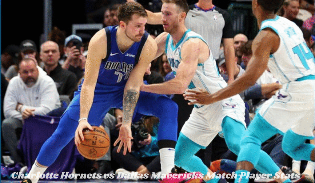 Charlotte Hornets vs Dallas Mavericks Match Player Stats