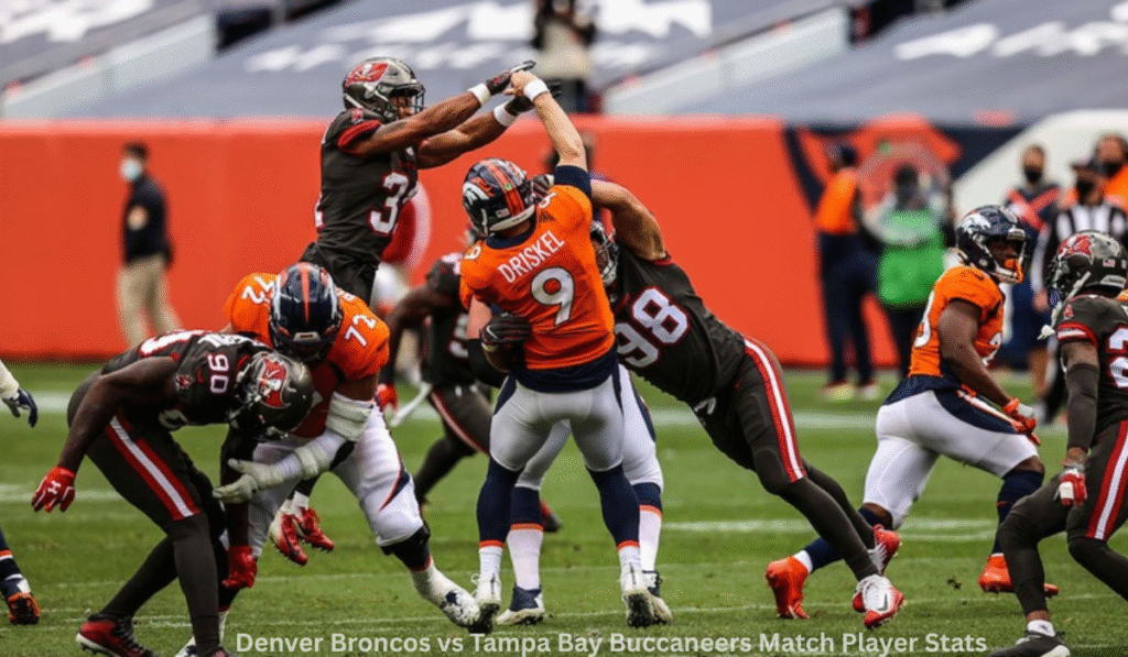 Denver Broncos vs Tampa Bay Buccaneers Match Player Stats