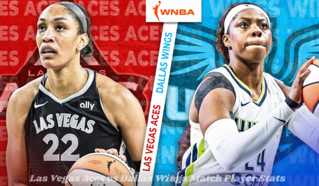 Las Vegas Aces vs Dallas Wings Match Player Stats