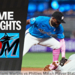 Miami Marlins vs Phillies Match Player Stats