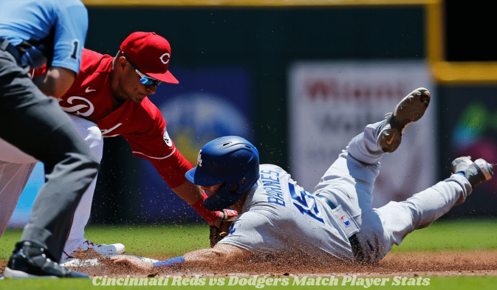 Cincinnati Reds vs Dodgers Match Player Stats