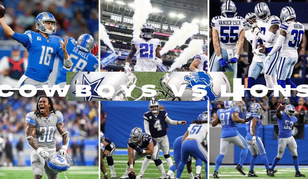 Dallas Cowboys vs Detroit Lions Match Player Stats
