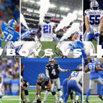 Dallas Cowboys vs Detroit Lions Match Player Stats