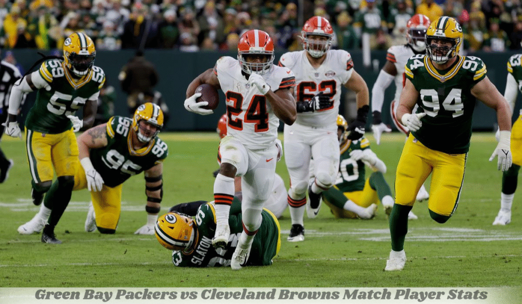 Green Bay Packers vs Cleveland Browns Match Player Stats