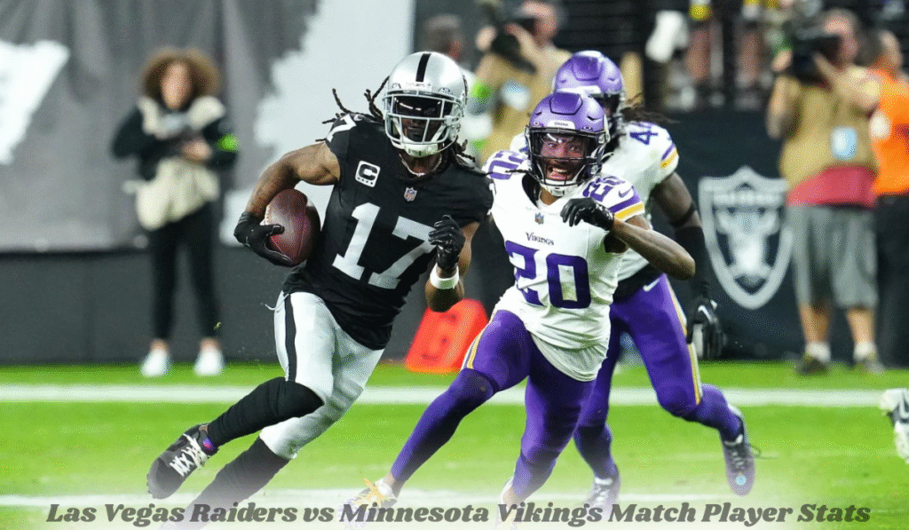 Las Vegas Raiders vs Minnesota Vikings Match Player Stats