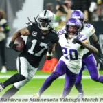 Las Vegas Raiders vs Minnesota Vikings Match Player Stats