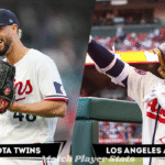 Los Angeles Angels vs Minnesota Twins Match Player Stats