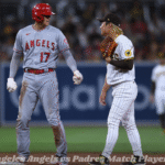 Los Angeles Angels vs Padres Match Player Stats