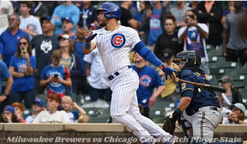 Milwaukee Brewers vs Chicago Cubs Match Player Stats
