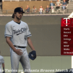 Minnesota Twins vs Atlanta Braves Match Player Stats