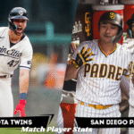 Minnesota Twins vs Padres Match Player Stats