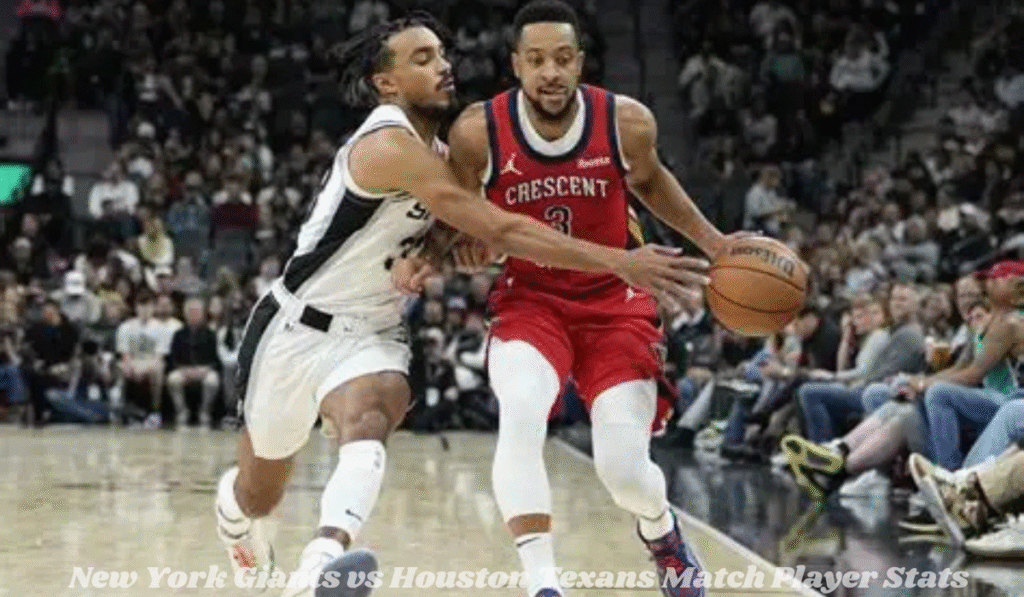 New York Giants vs Houston Texans Match Player Stats