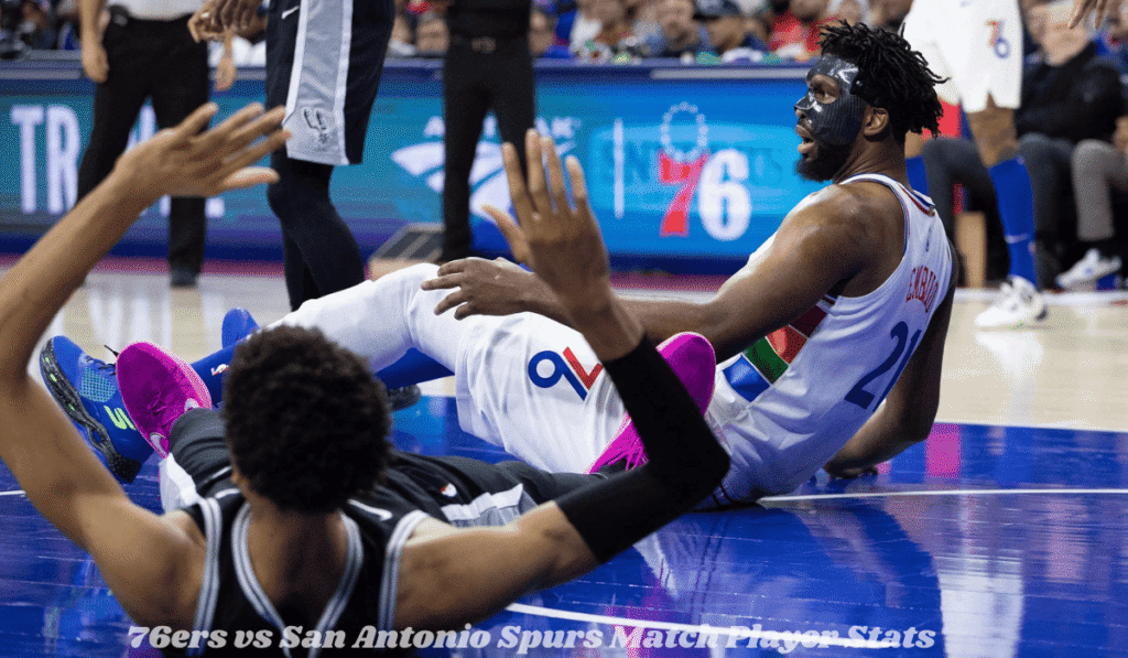 76ers vs San Antonio Spurs Match Player Stats