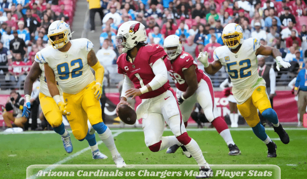 Arizona Cardinals vs Chargers Match Player Stats