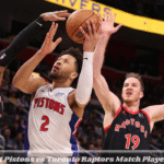 Detroit Pistons vs Toronto Raptors Match Player Stats