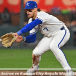 Houston Astros vs Kansas City Royals Match Player Stats