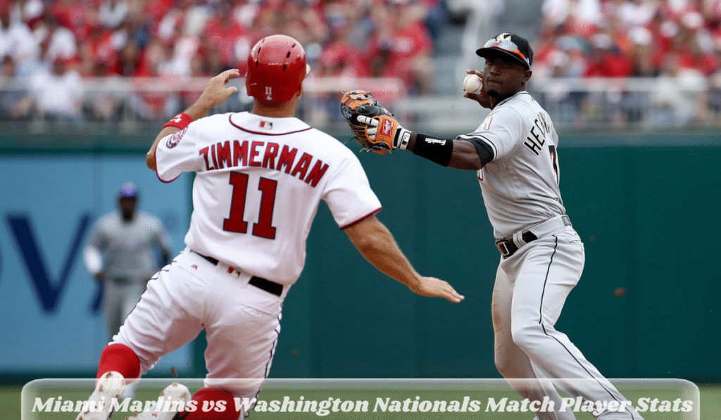Miami Marlins vs Washington Nationals Match Player Stats