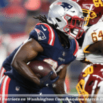 New England Patriots vs Washington Commanders Match Player Stats