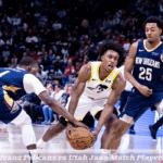 New Orleans Pelicans vs Utah Jazz Match Player Stats