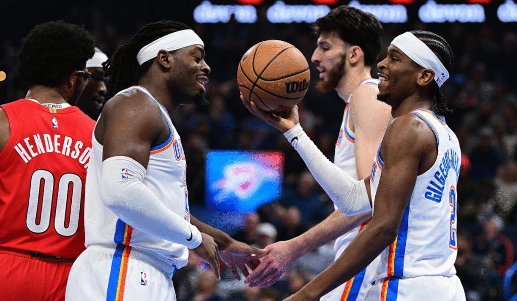 Oklahoma City Thunder vs Portland Trail Blazers Match Player Stats
