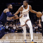 Phoenix Suns vs Knicks Match Player Stats