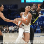 Washington Mystics vs Dallas Wings Match Player Stats