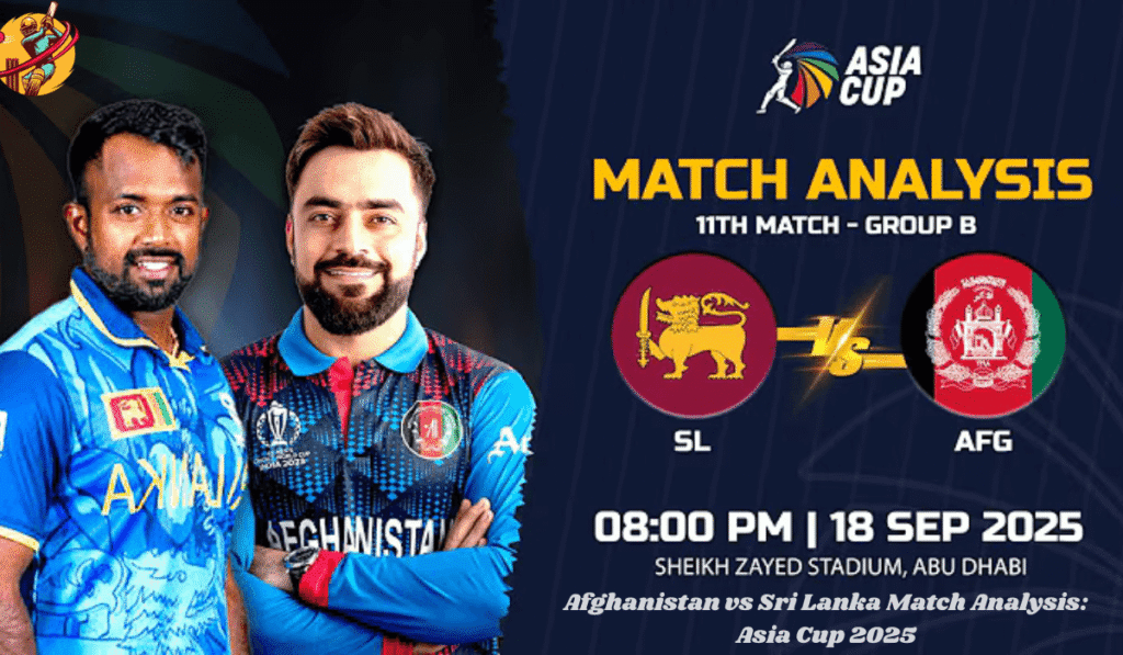 Afghanistan vs Sri Lanka Match Analysis: Asia Cup 2025