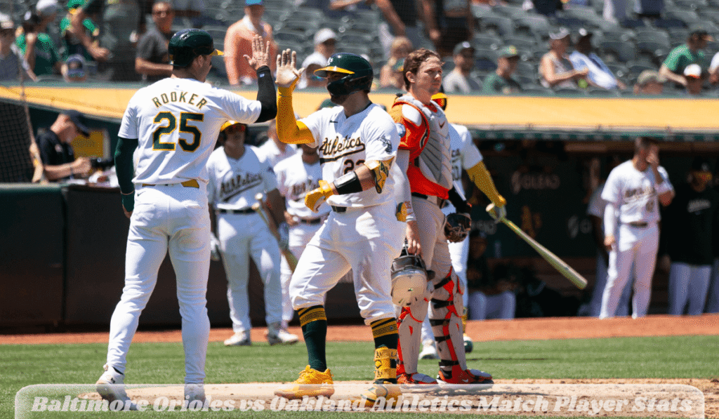 Baltimore Orioles vs Oakland Athletics Match Player Stats