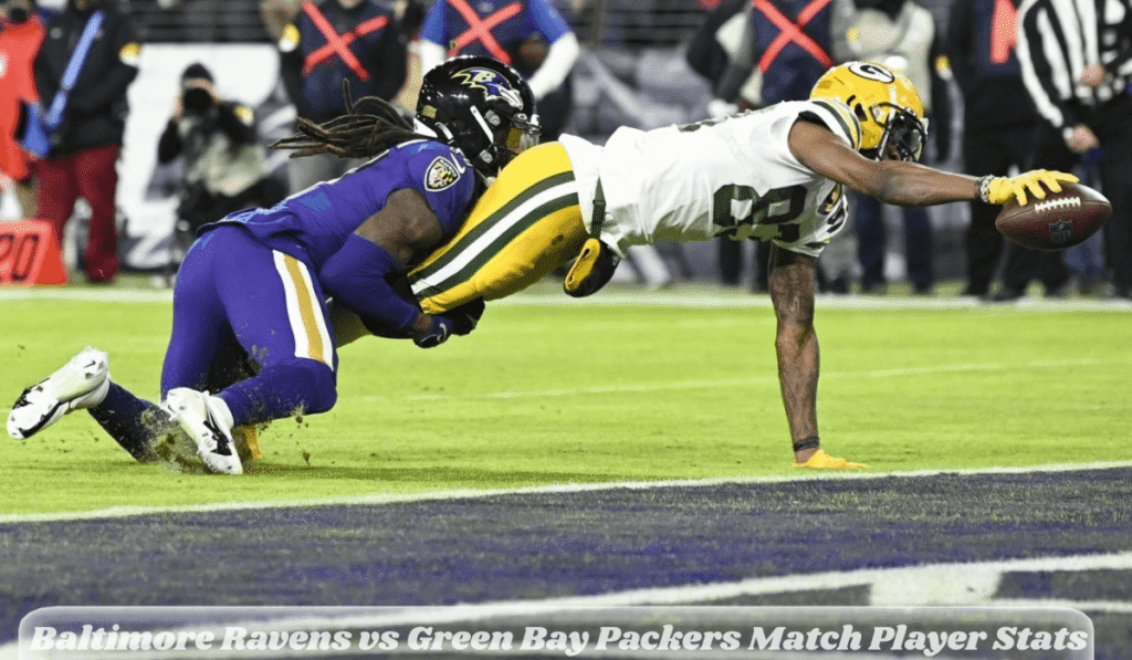 Baltimore Ravens vs Green Bay Packers Match Player Stats