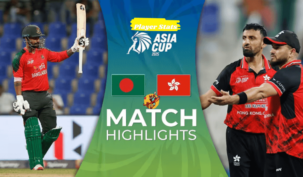 Bangladesh vs Hong Kong Match Analysis: Asia Cup 2025
