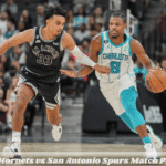 Charlotte Hornets vs San Antonio Spurs Match Player Stats