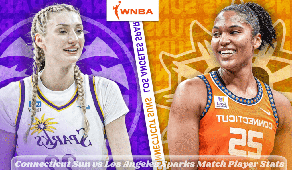 Connecticut Sun vs Los Angeles Sparks Match Player Stats