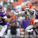 Minnesota Vikings vs Cleveland Browns Match Player Stats