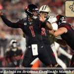 New Orleans Saints vs Arizona Cardinals Match Player Stats