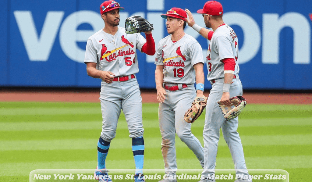 New York Yankees vs St. Louis Cardinals Match Player Stats