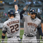 Oakland Athletics vs Houston Astros Match Player Stats