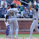 Oakland Athletics vs Mets Match Player Stats