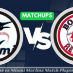 Red Sox vs Miami Marlins Match Player Stats