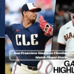 San Francisco Giants vs Cleveland Guardians Match Player Stats